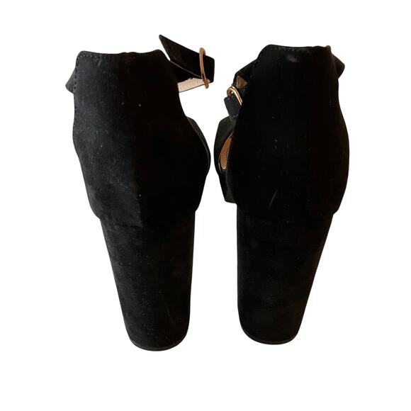 Rouge Helium Shoes Womens Size 8.5 Black Ankle Strap Block‎ Heel Dressy Sandals - Picture 2 of 10